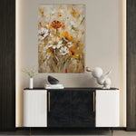 Floral Canvas Wall Art WAD638-F 90 x 60 cm / Stretched on hidden frame