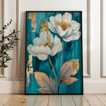 Floral Canvas Wall Art WAD639-F 90 x 60 cm / Stretched on hidden frame