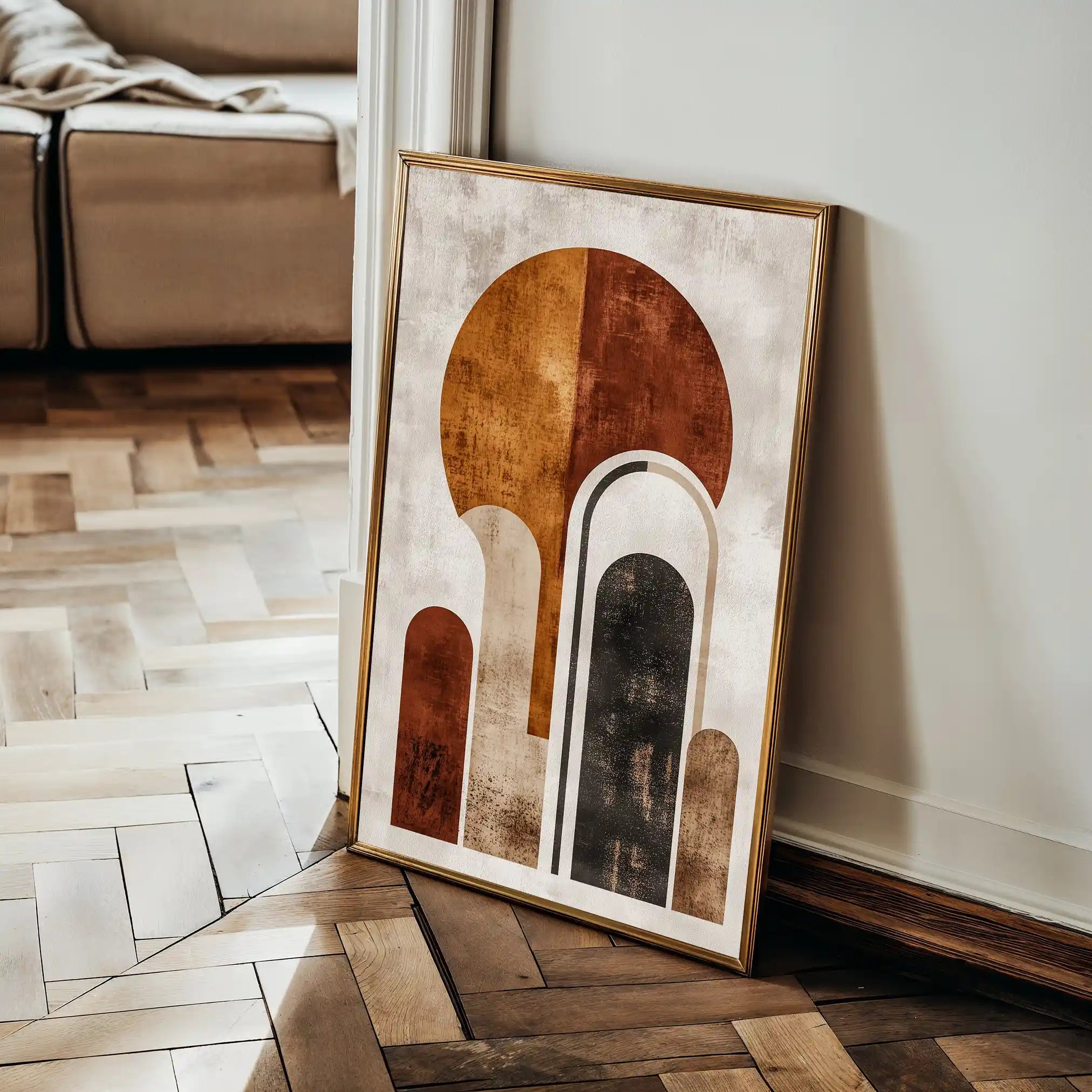 Abstract 642 Canvas Art 60 x 40 cm / Stretched on hidden frame