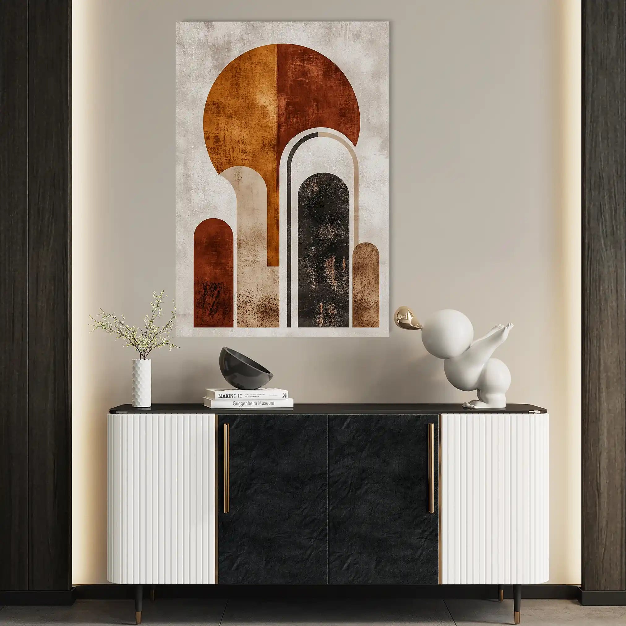 Abstract 642 Canvas Art 60 x 40 cm / Stretched on hidden frame