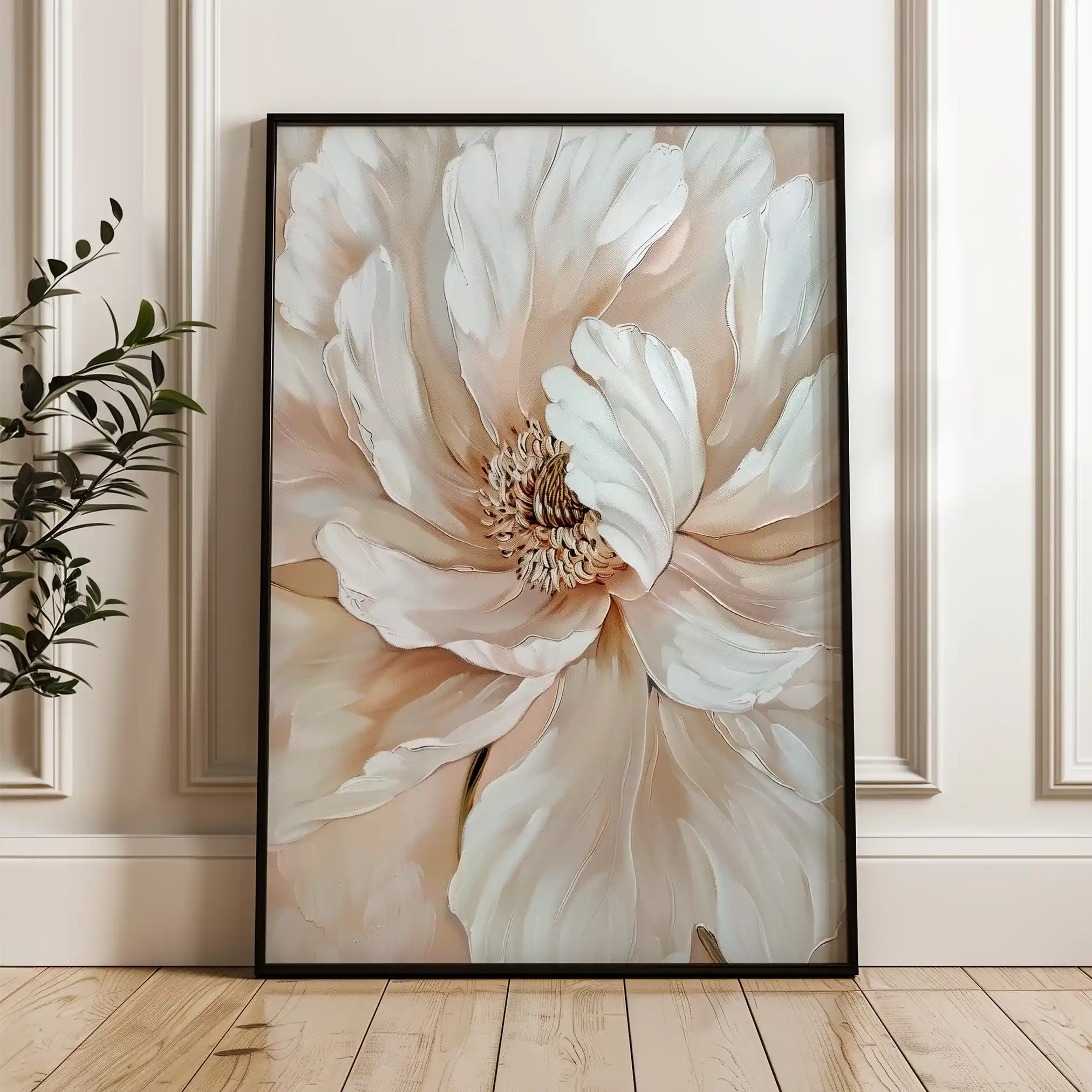Floral Canvas Wall Art WAD642-F 90 x 60 cm / Stretched on hidden frame
