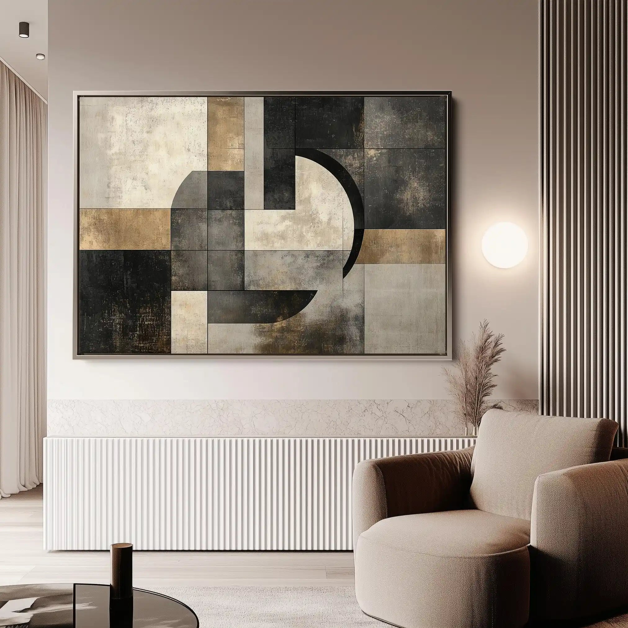 Abstract 644 Canvas Art 60 x 40 cm / Stretched on hidden frame