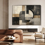 Abstract 644 Canvas Art 60 x 40 cm / Stretched on hidden frame
