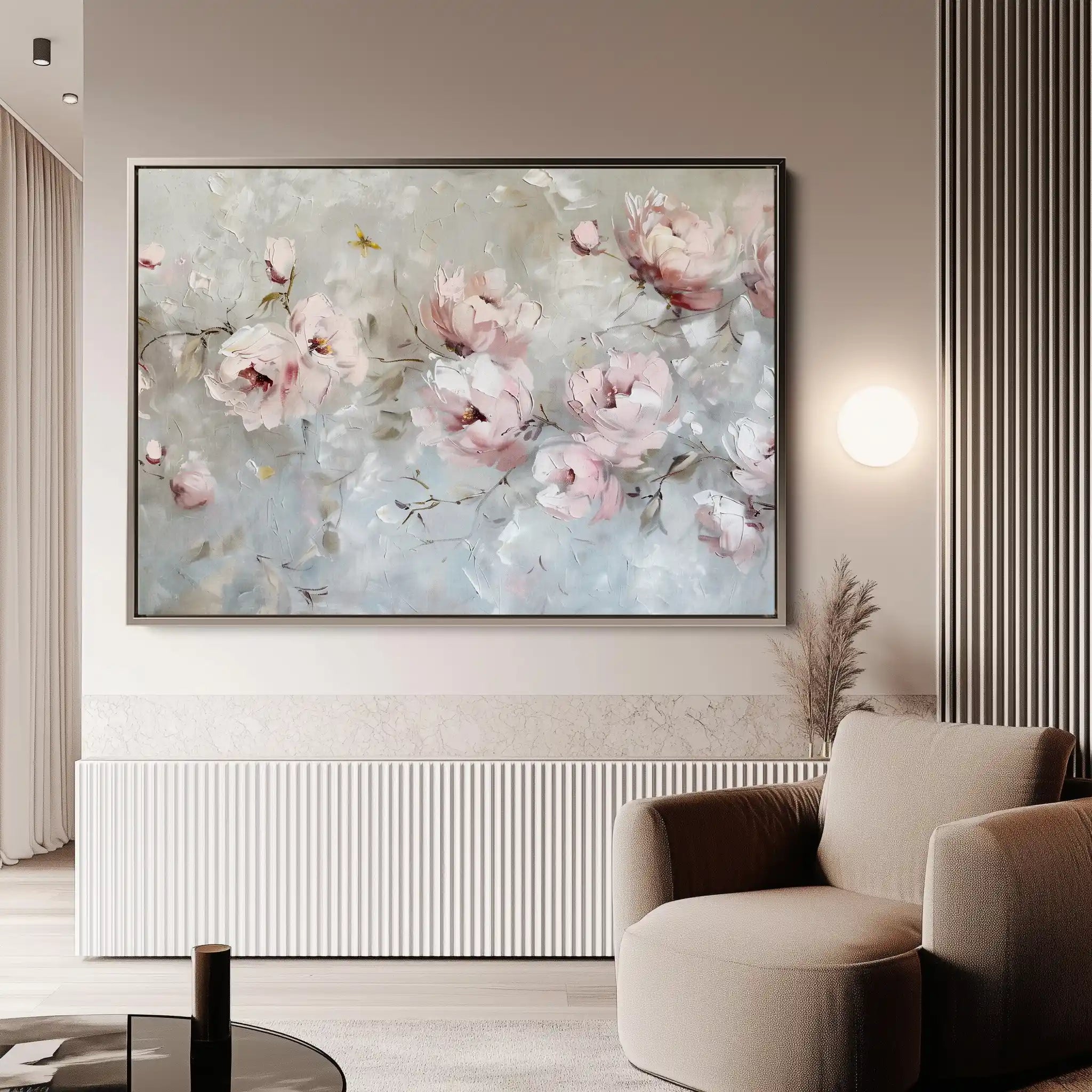 Floral Canvas Wall Art WAD644-F 90 x 60 cm / Stretched on hidden frame