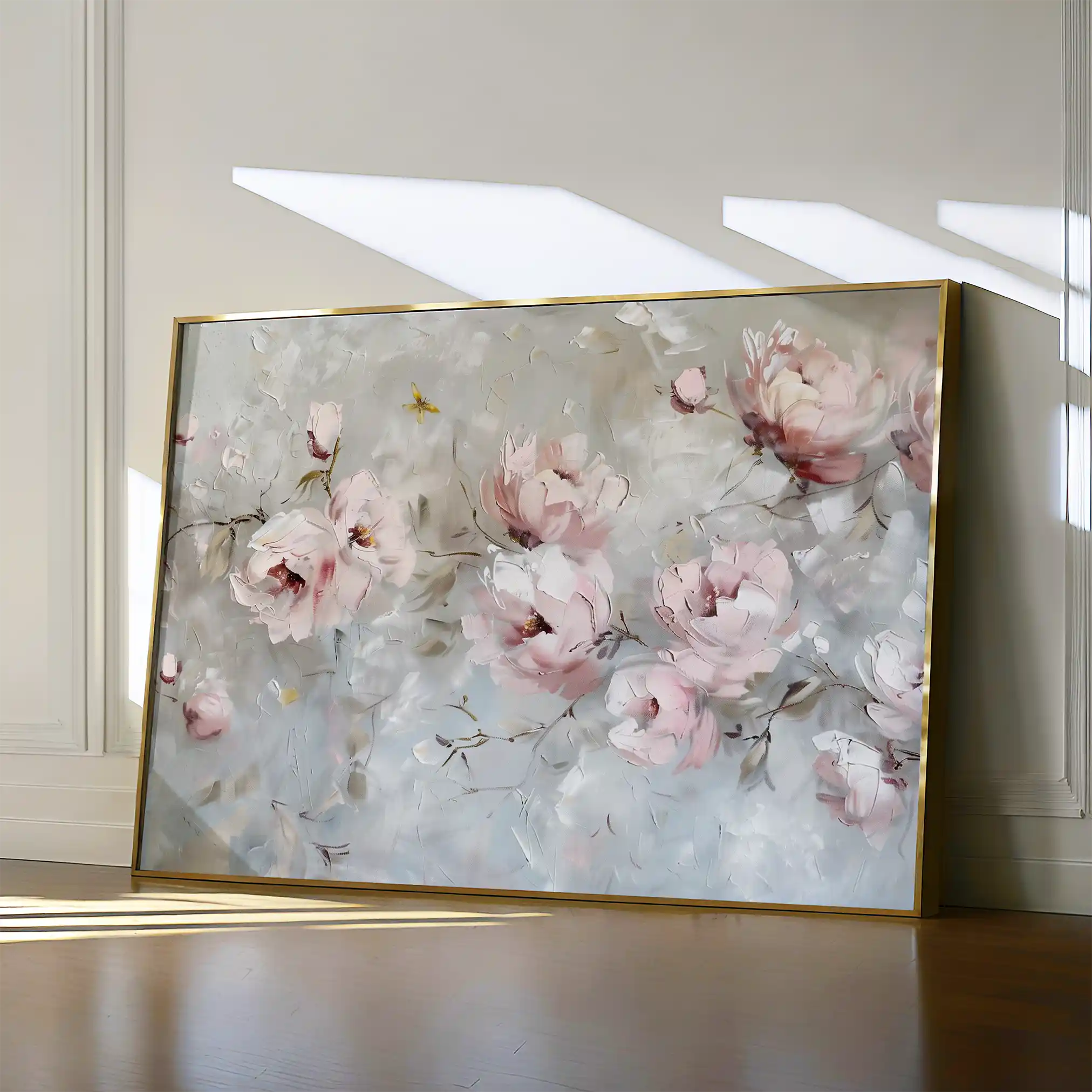 Floral Canvas Wall Art WAD644-F 90 x 60 cm / Stretched on hidden frame