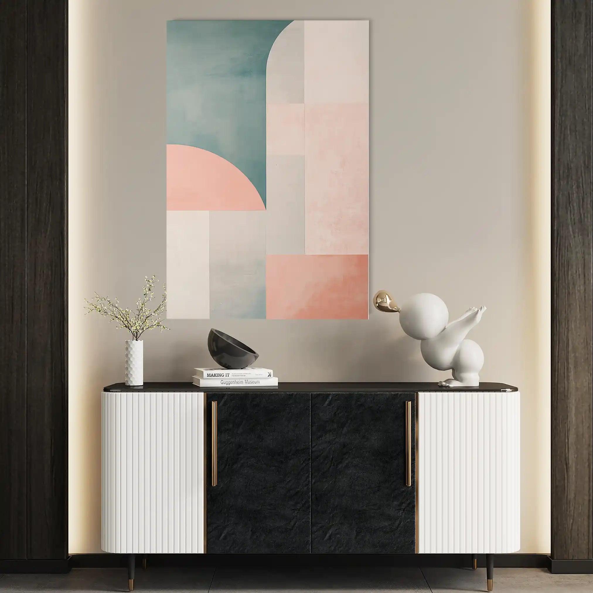 Abstract 645 Canvas Art 60 x 40 cm / Stretched on hidden frame