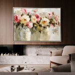 Floral Canvas Wall Art WAD645-F 90 x 60 cm / Stretched on hidden frame
