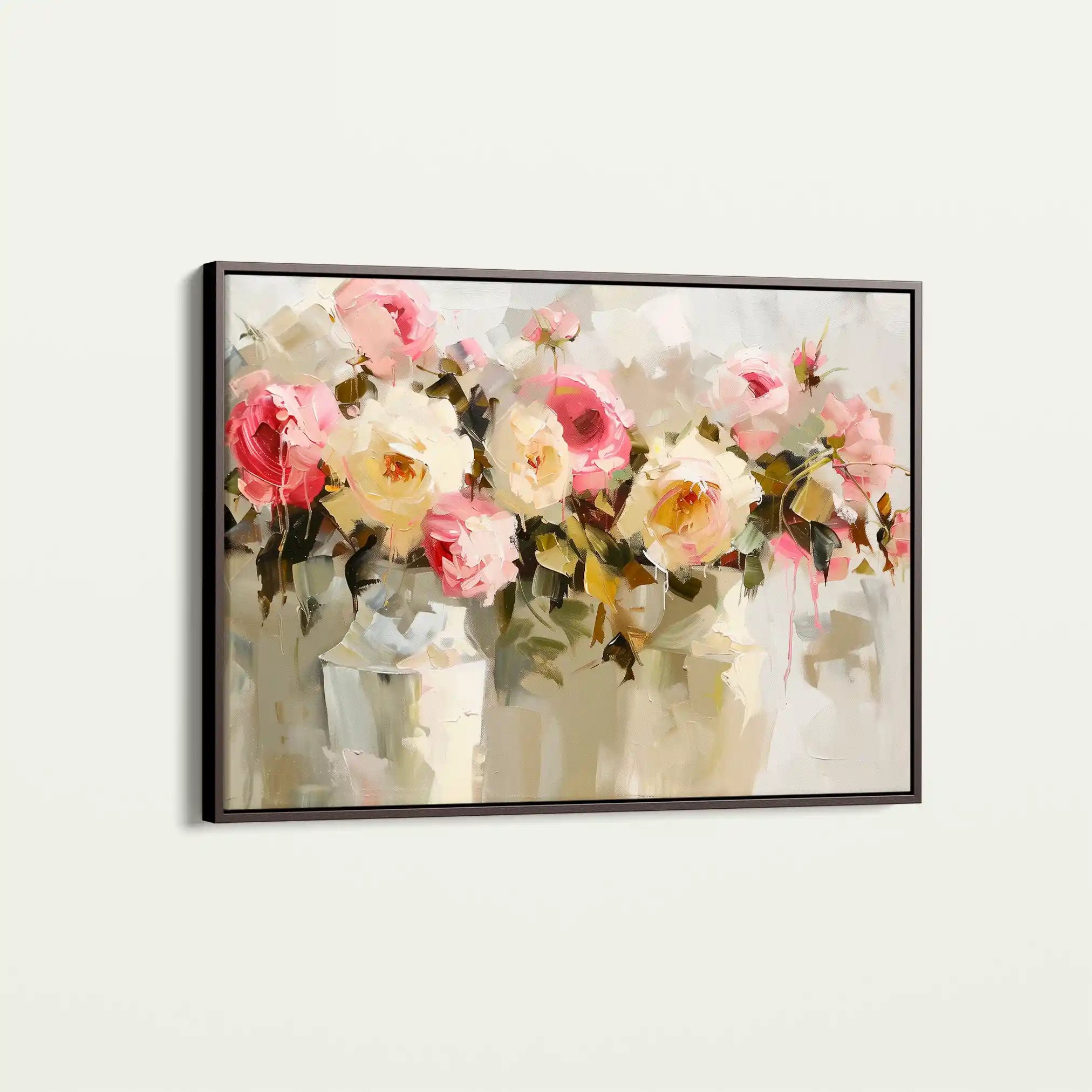 Floral Canvas Wall Art WAD645-F 90 x 60 cm / Stretched on hidden frame