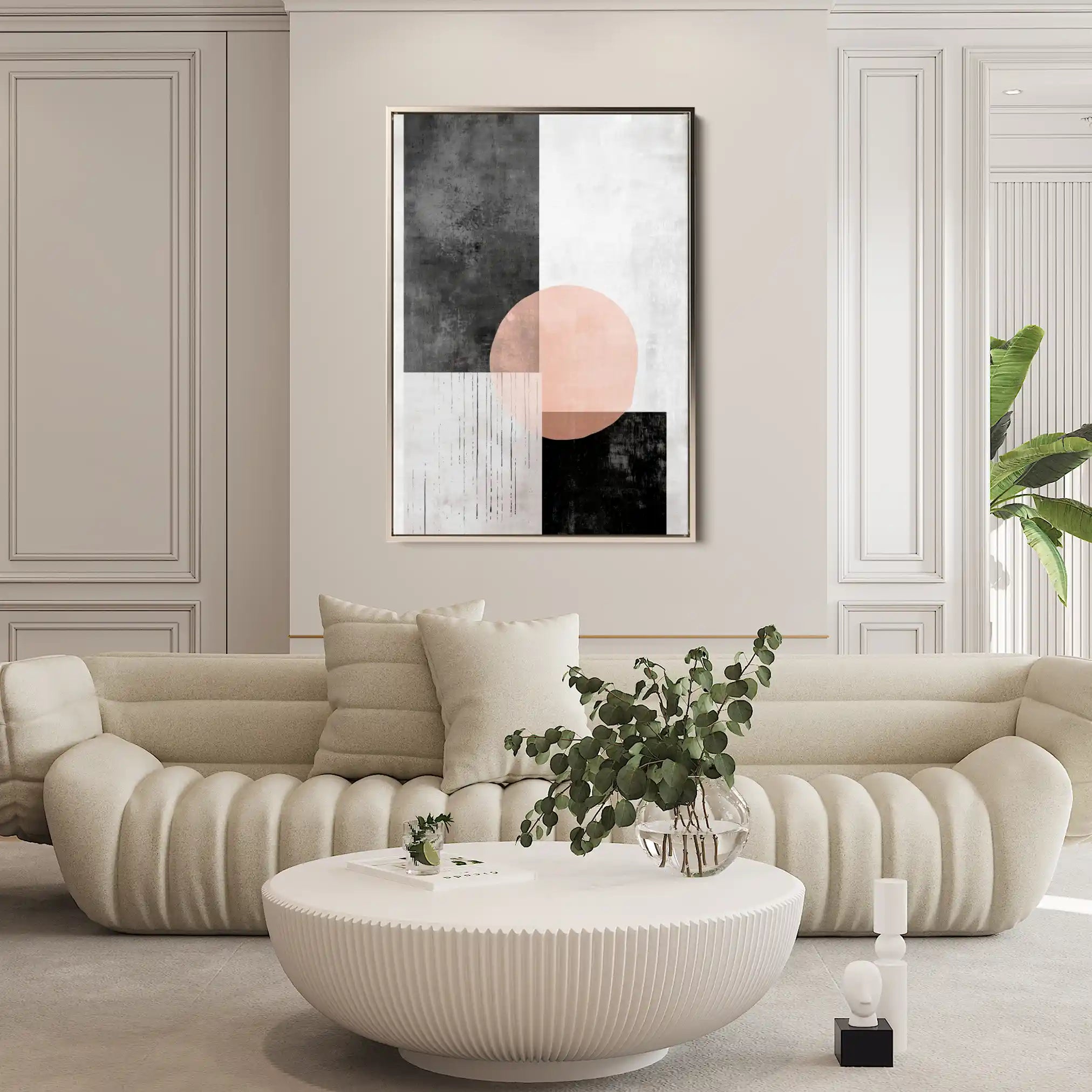 Abstract 646 Canvas Art 60 x 40 cm / Stretched on hidden frame