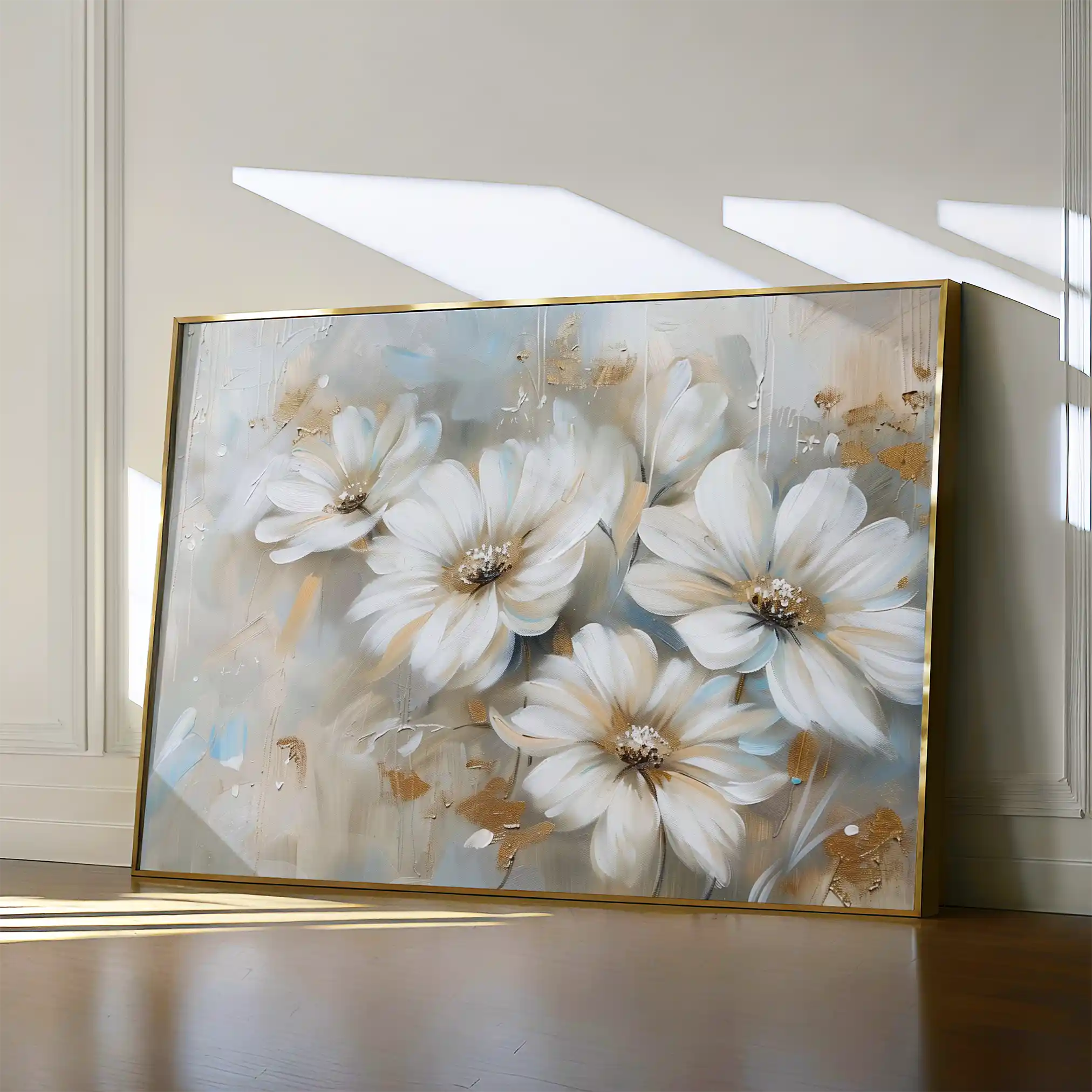 Floral Canvas Wall Art WAD646-F 90 x 60 cm / Stretched on hidden frame