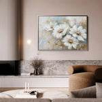 Floral Canvas Wall Art WAD646-F 90 x 60 cm / Stretched on hidden frame