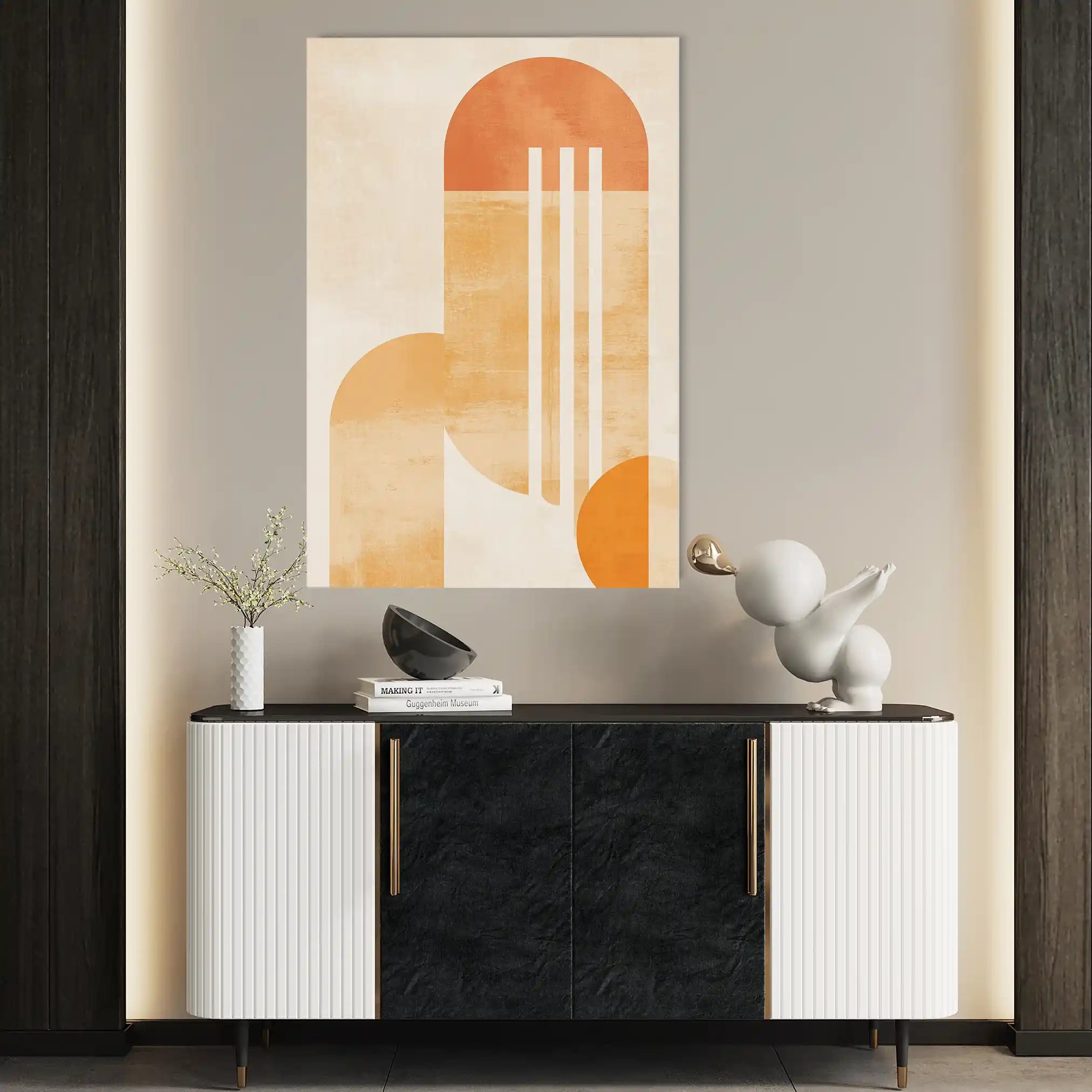 Abstract 647 Canvas Art 60 x 40 cm / Stretched on hidden frame