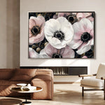 Floral Canvas Wall Art WAD649-F 90 x 60 cm / Stretched on hidden frame