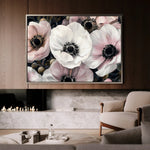 Floral Canvas Wall Art WAD649-F 90 x 60 cm / Stretched on hidden frame