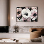 Floral Canvas Wall Art WAD649-F 90 x 60 cm / Stretched on hidden frame