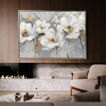 Floral Canvas Wall Art WAD651-F 90 x 60 cm / Stretched on hidden frame