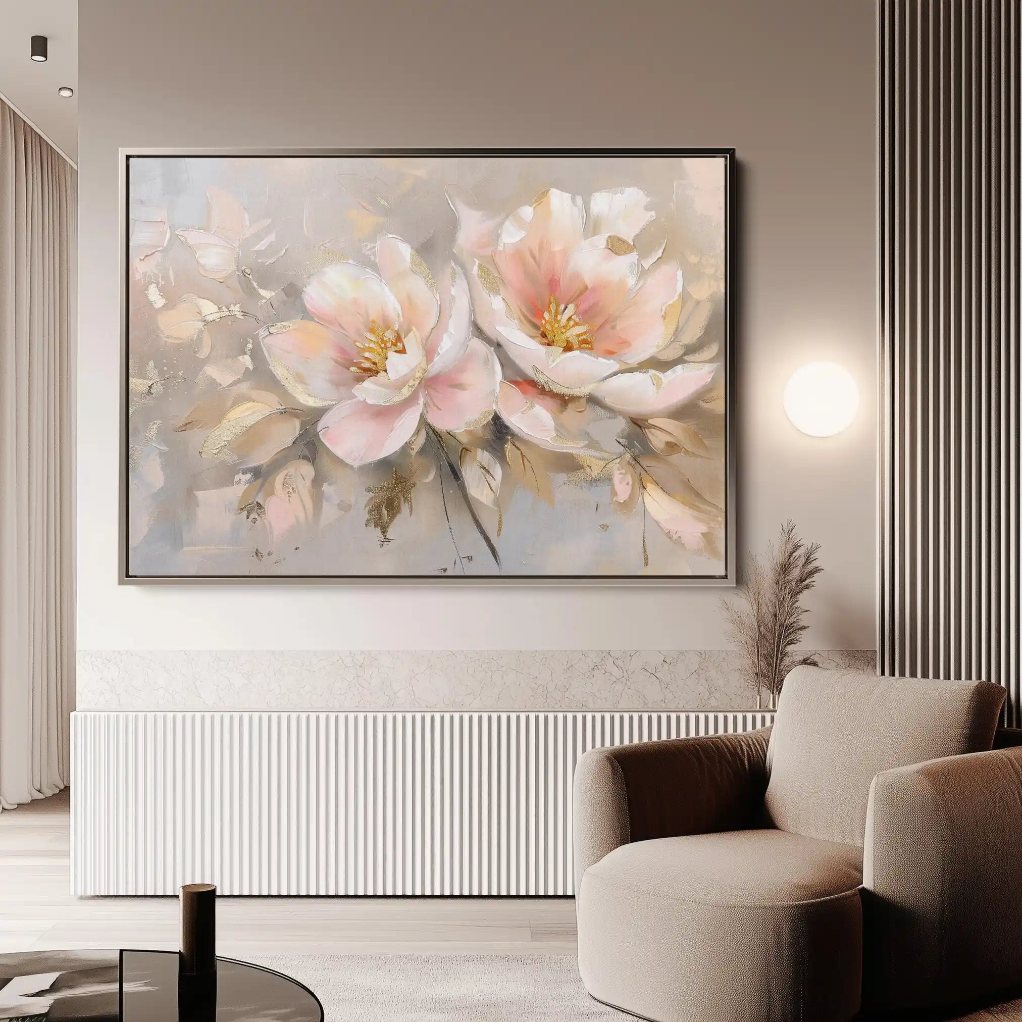 Floral Canvas Wall Art WAD657-F 90 x 60 cm / Stretched on hidden frame