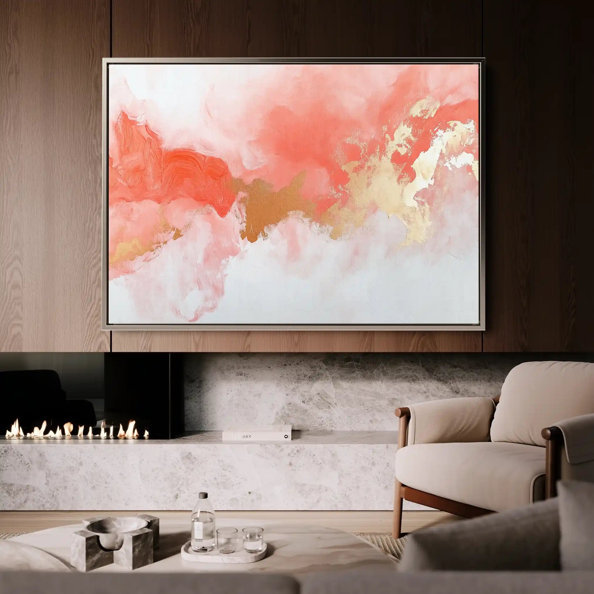 Abstract 658 Canvas Art 60 x 40 cm / Stretched on hidden frame