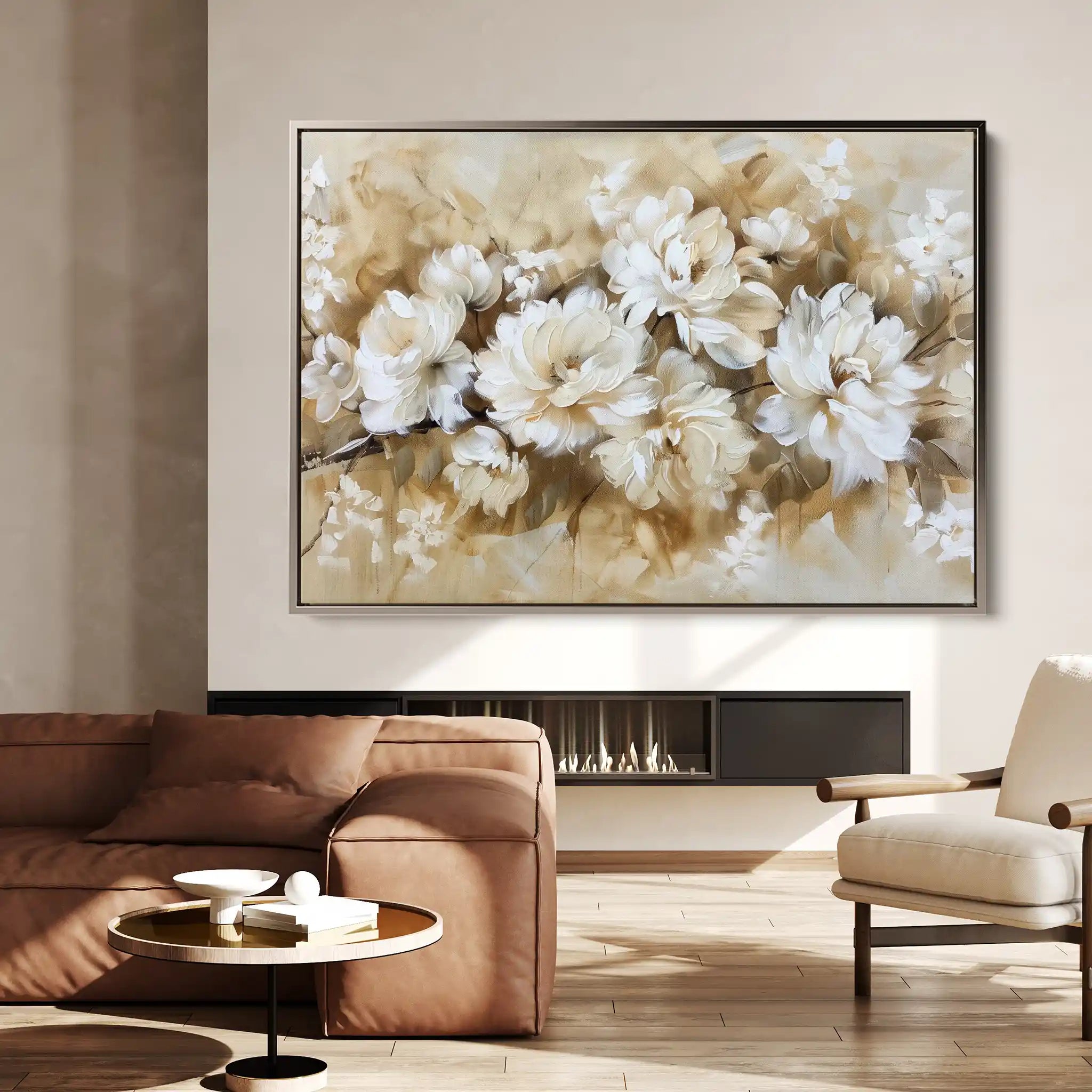 Floral Canvas Wall Art WAD658-F 90 x 60 cm / Stretched on hidden frame