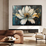 Floral Canvas Wall Art WAD662-F 90 x 60 cm / Stretched on hidden frame
