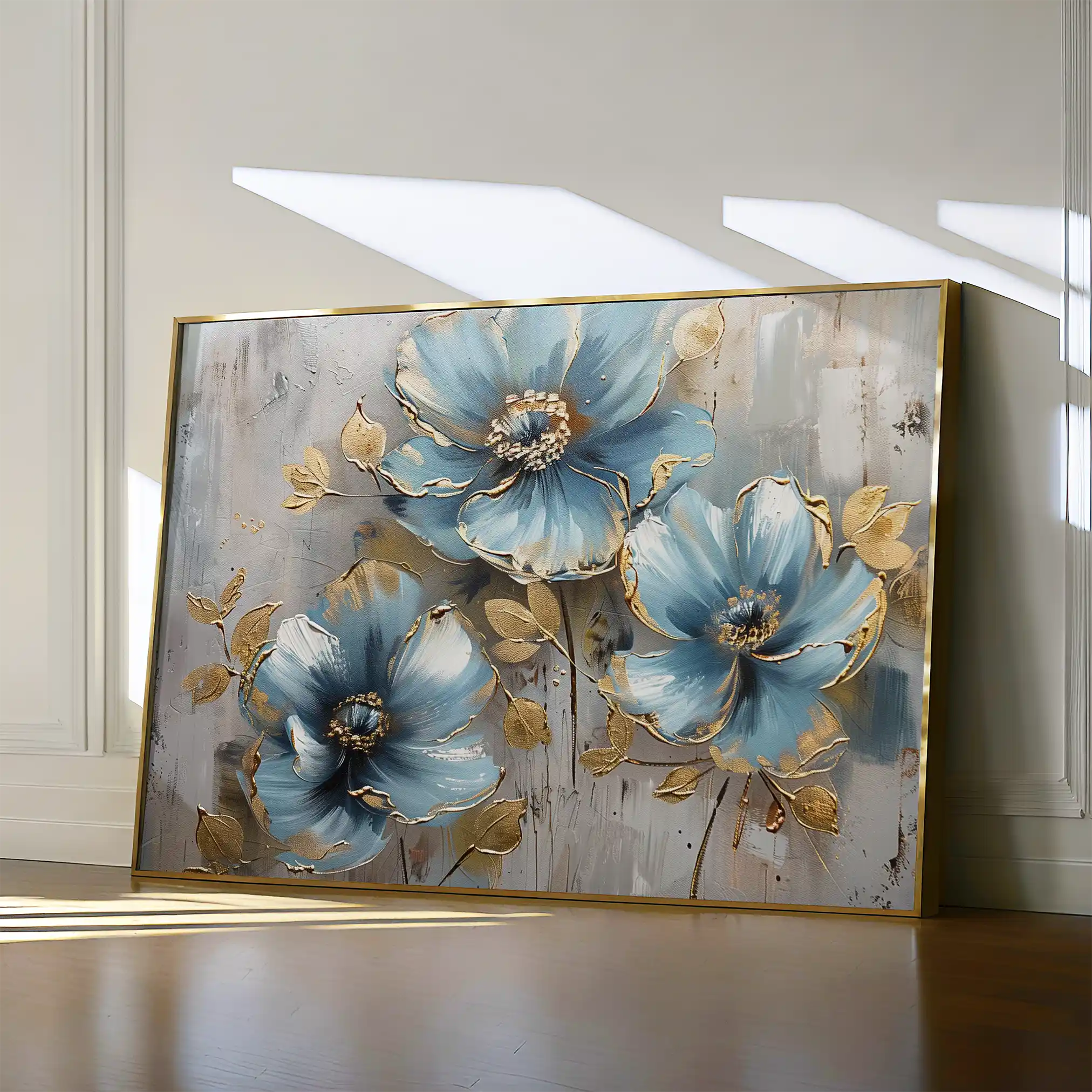 Floral Canvas Wall Art WAD663-F 90 x 60 cm / Stretched on hidden frame