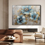 Floral Canvas Wall Art WAD663-F 90 x 60 cm / Stretched on hidden frame