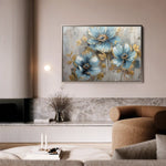 Floral Canvas Wall Art WAD663-F 90 x 60 cm / Stretched on hidden frame