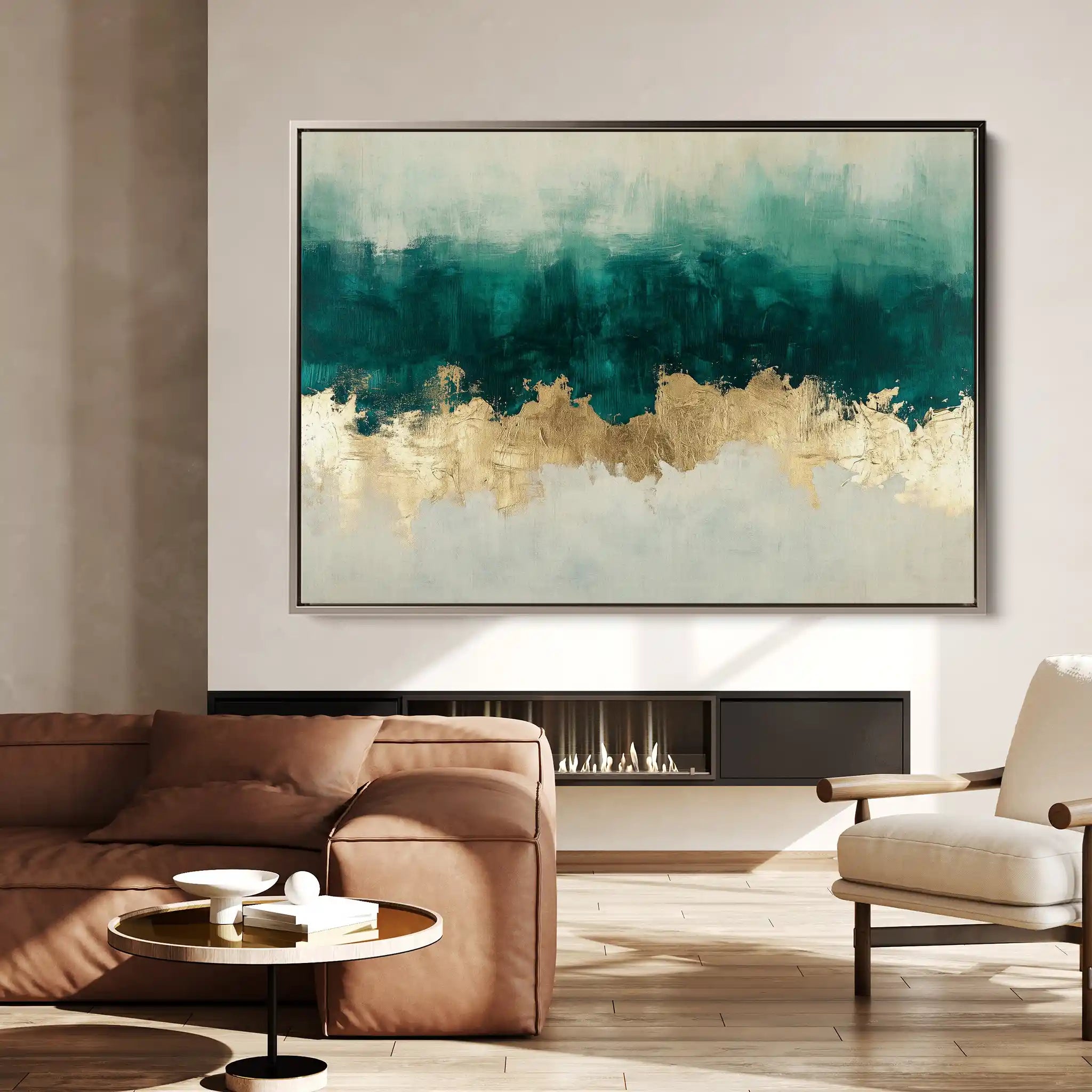 Abstract 664 Canvas Art 60 x 40 cm / Stretched on hidden frame