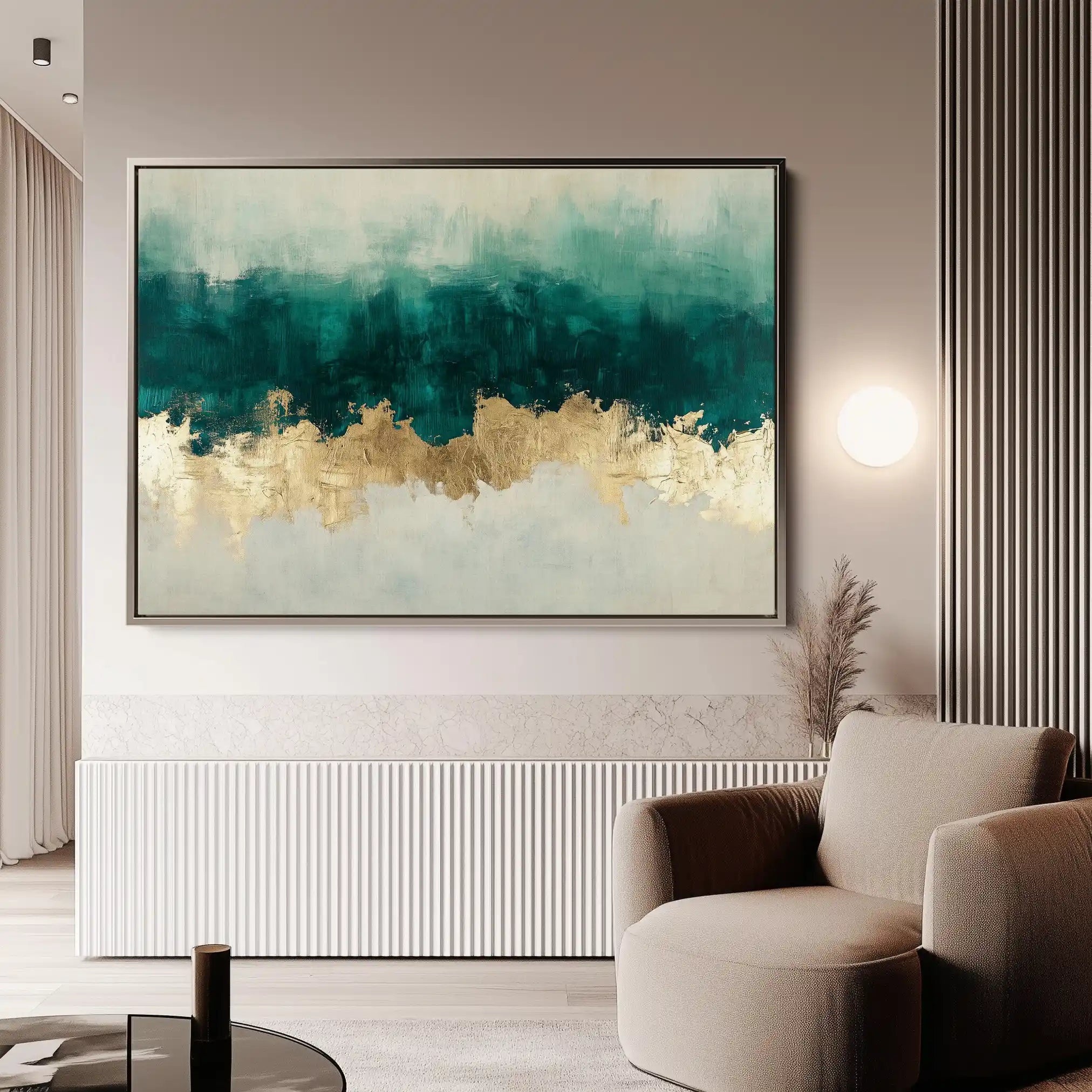 Abstract 664 Canvas Art 60 x 40 cm / Stretched on hidden frame