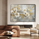 Floral Canvas Wall Art WAD665-F 90 x 60 cm / Stretched on hidden frame