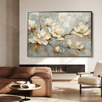 Floral Canvas Wall Art WAD666-F 90 x 60 cm / Stretched on hidden frame