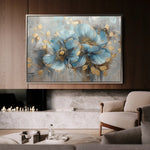 Floral Canvas Wall Art WAD668-F 90 x 60 cm / Stretched on hidden frame
