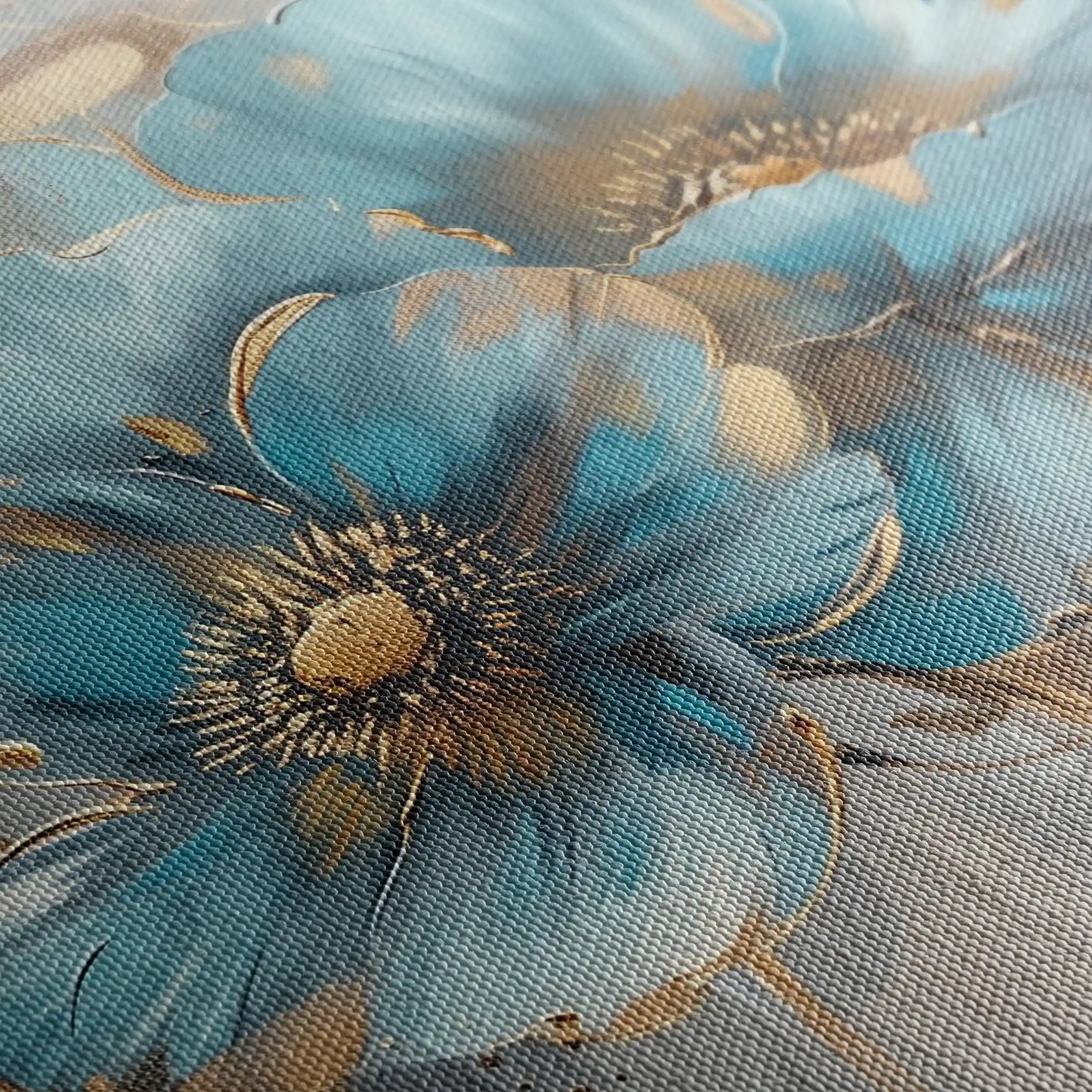 Floral Canvas Wall Art WAD668-F 90 x 60 cm / Stretched on hidden frame