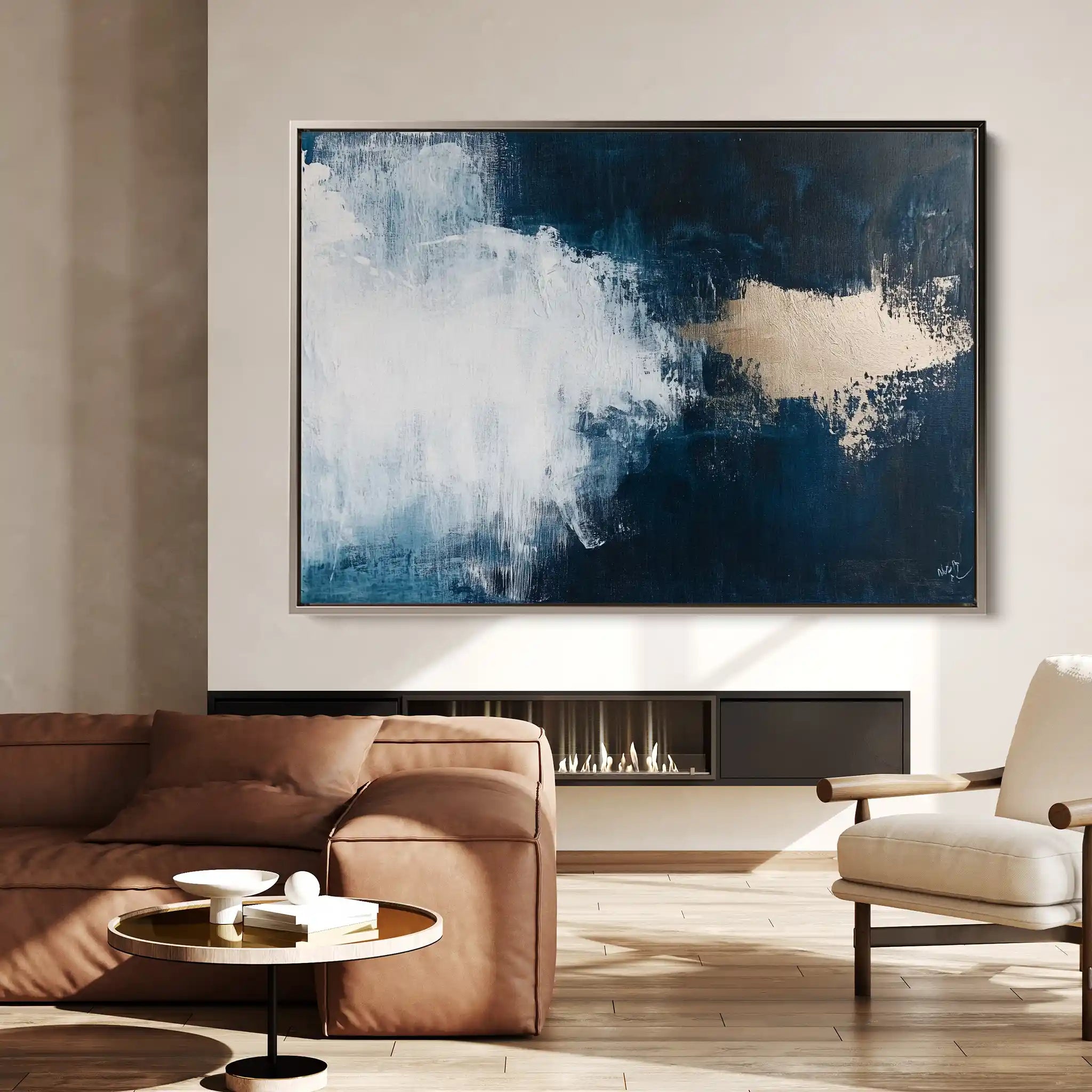 Abstract 669 Canvas Art 60 x 40 cm / Stretched on hidden frame