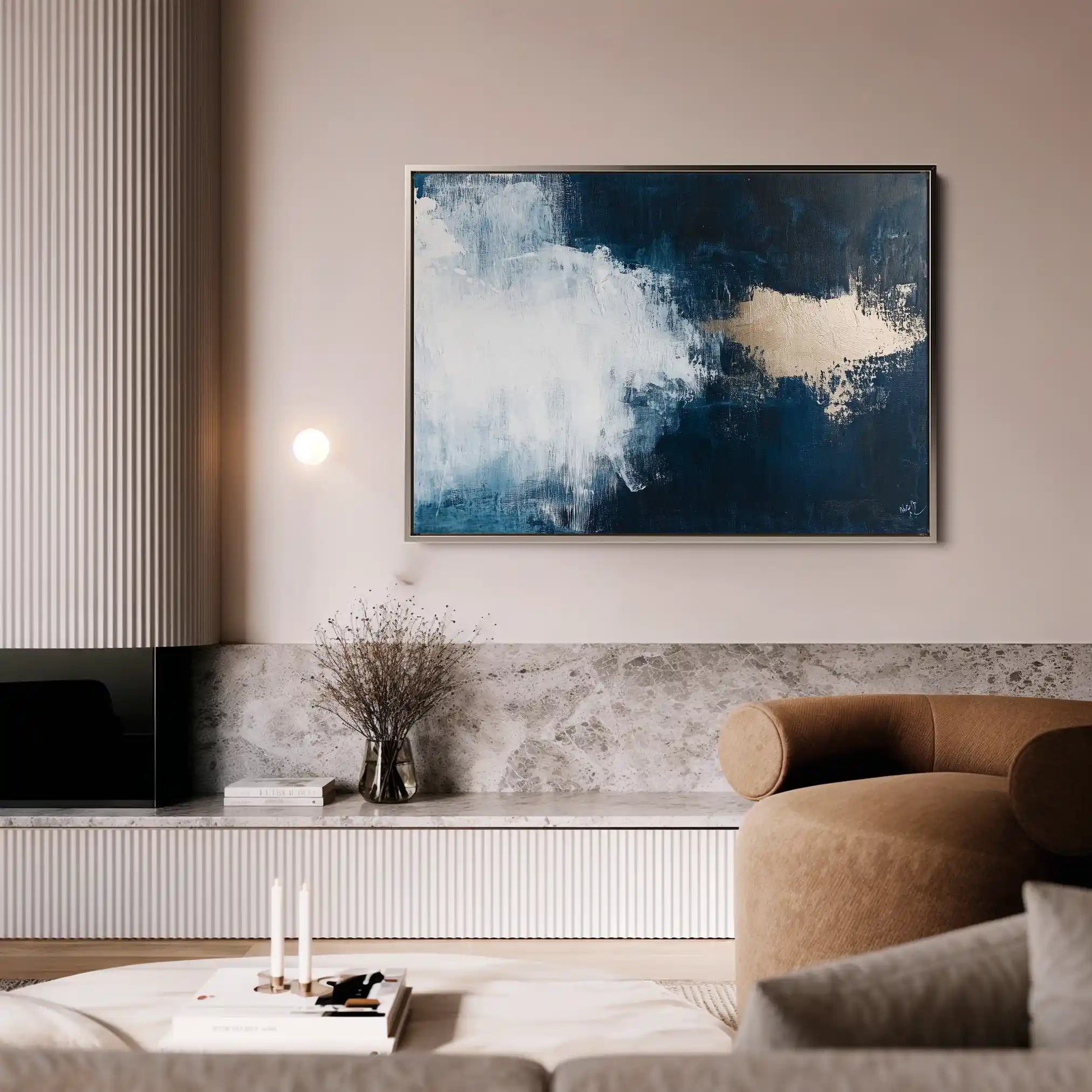 Abstract 669 Canvas Art 60 x 40 cm / Stretched on hidden frame