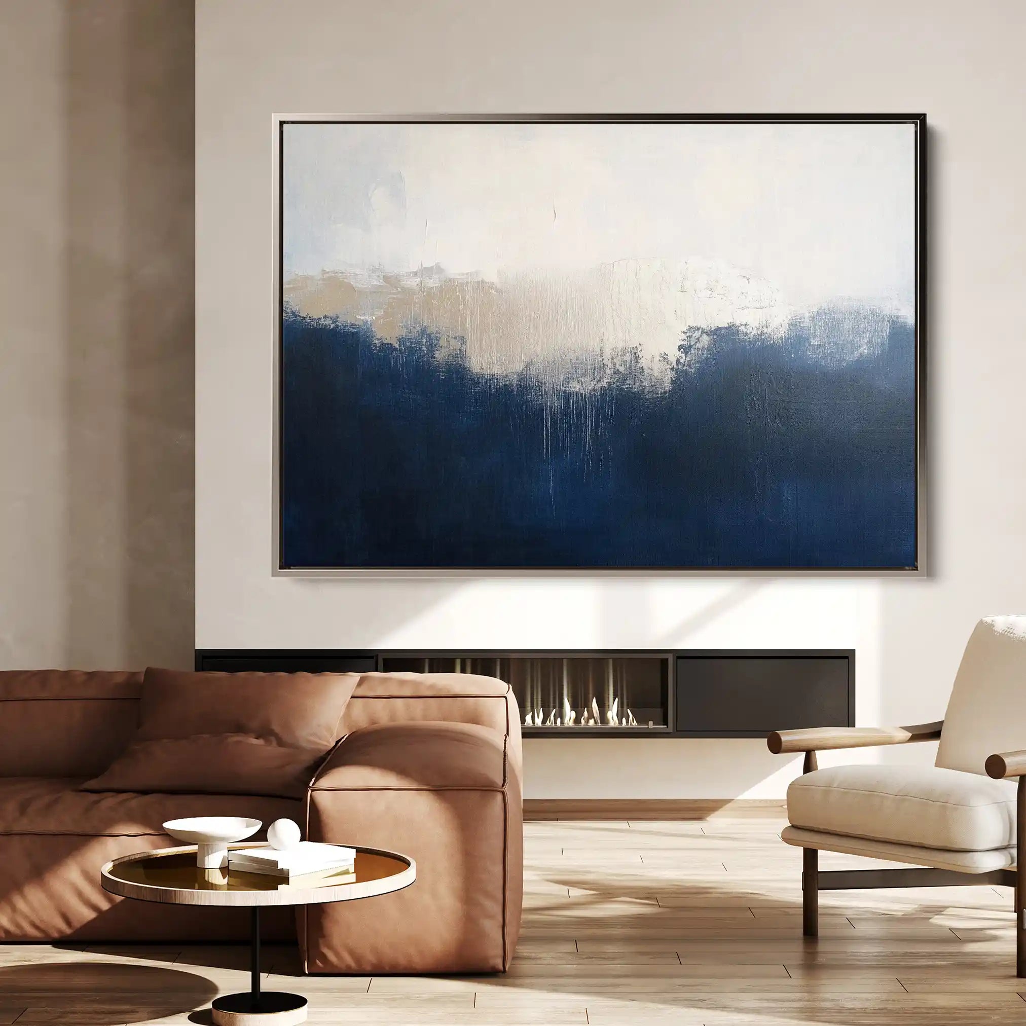 Abstract 670 Canvas Art 60 x 40 cm / Stretched on hidden frame