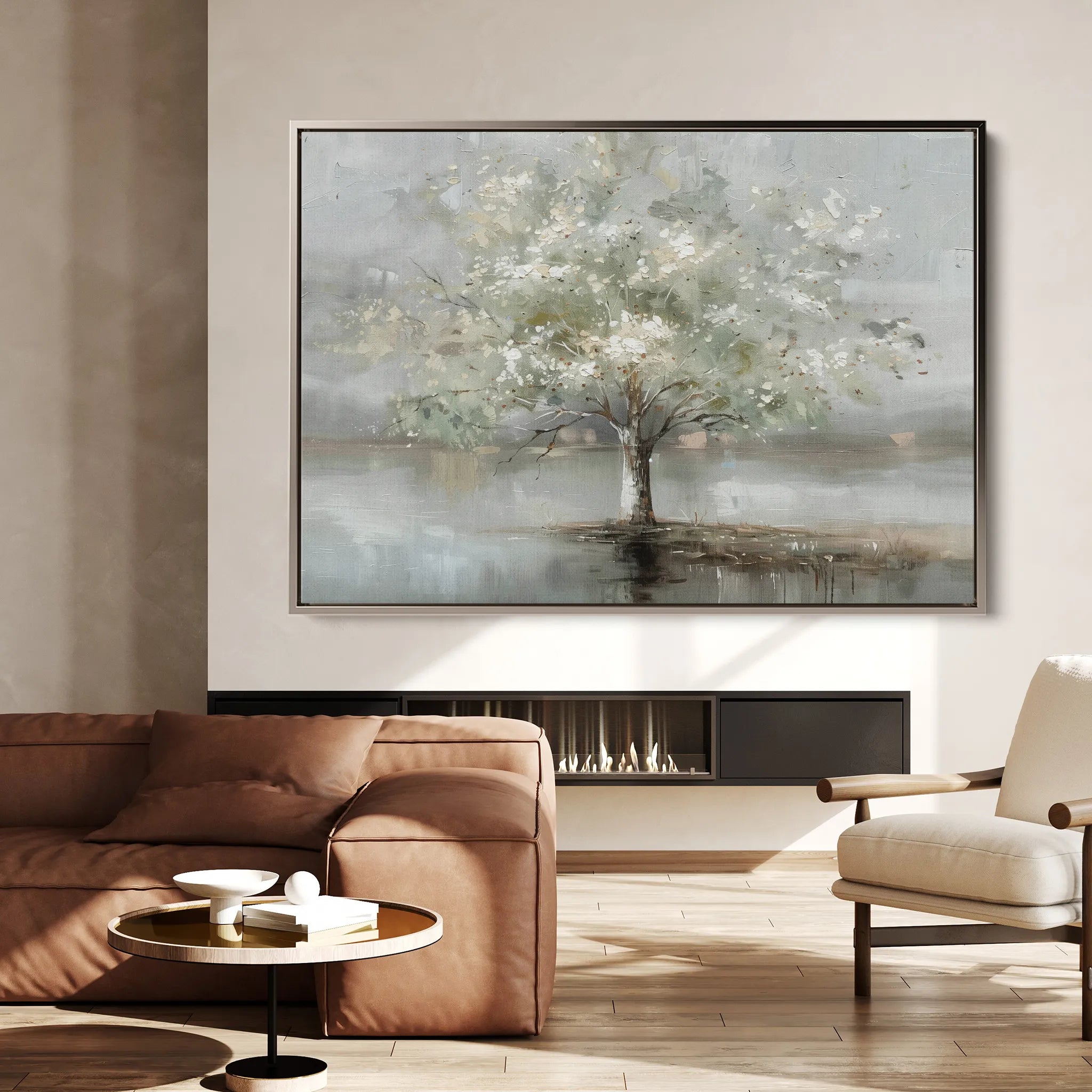 Floral Canvas Wall Art WAD670-F 90 x 60 cm / Stretched on hidden frame
