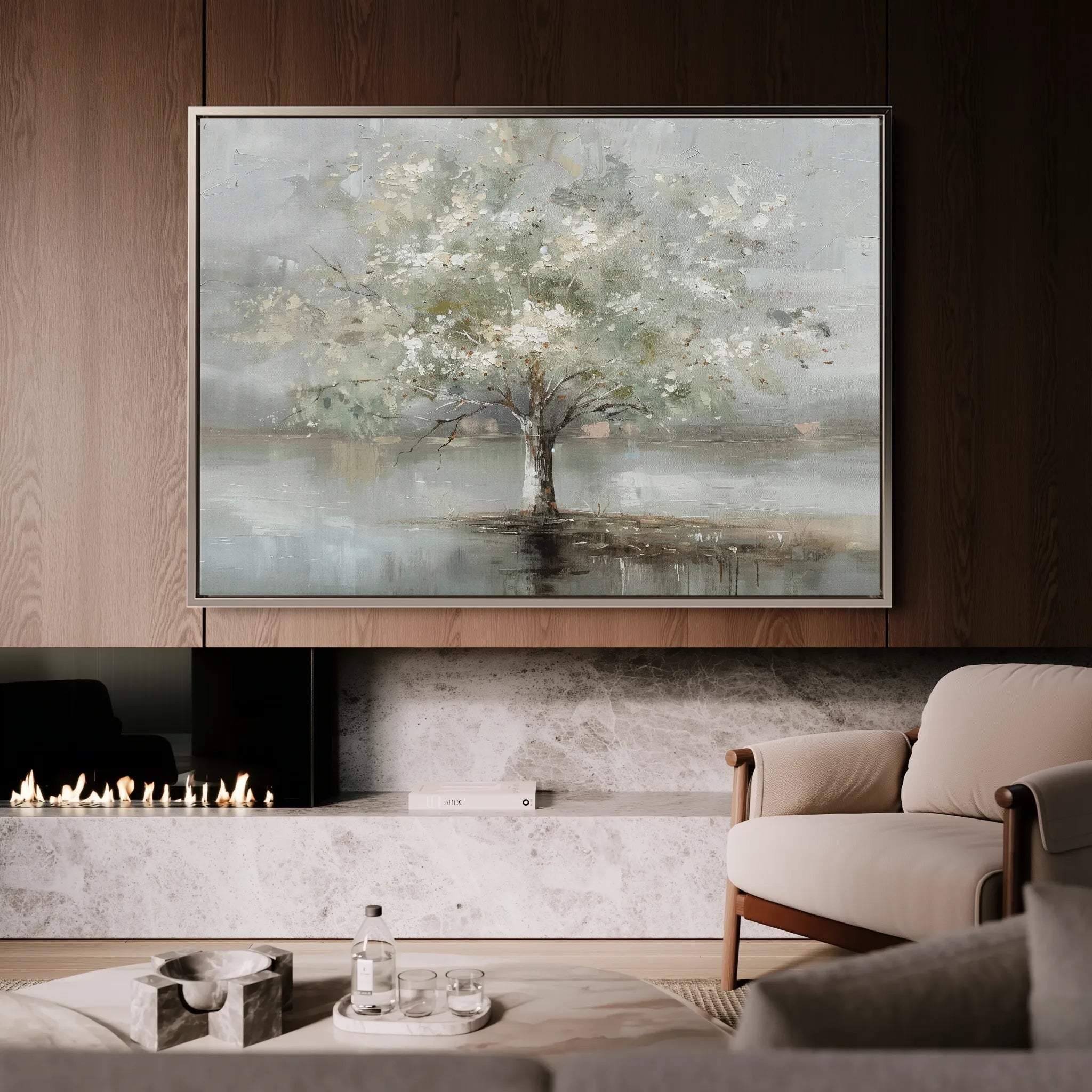 Floral Canvas Wall Art WAD670-F 90 x 60 cm / Stretched on hidden frame