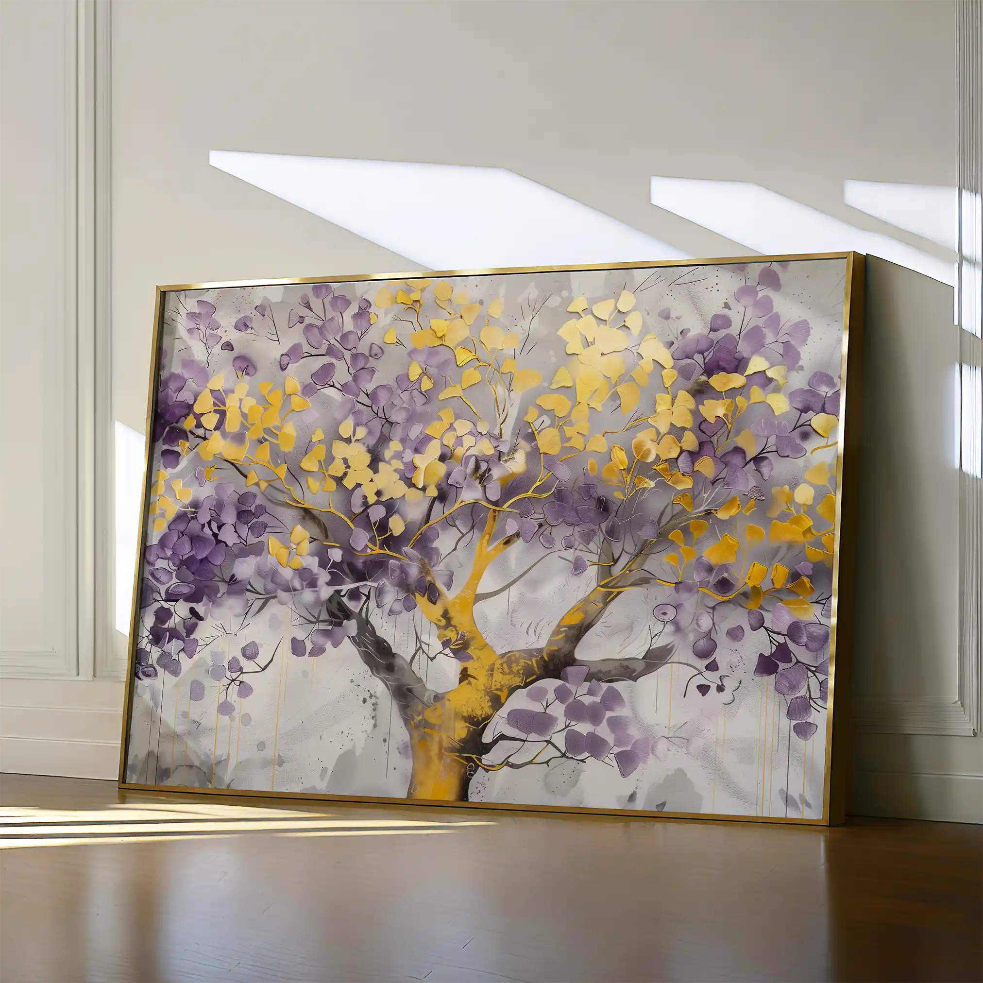 Floral Canvas Wall Art WAD671-F 90 x 60 cm / Stretched on hidden frame