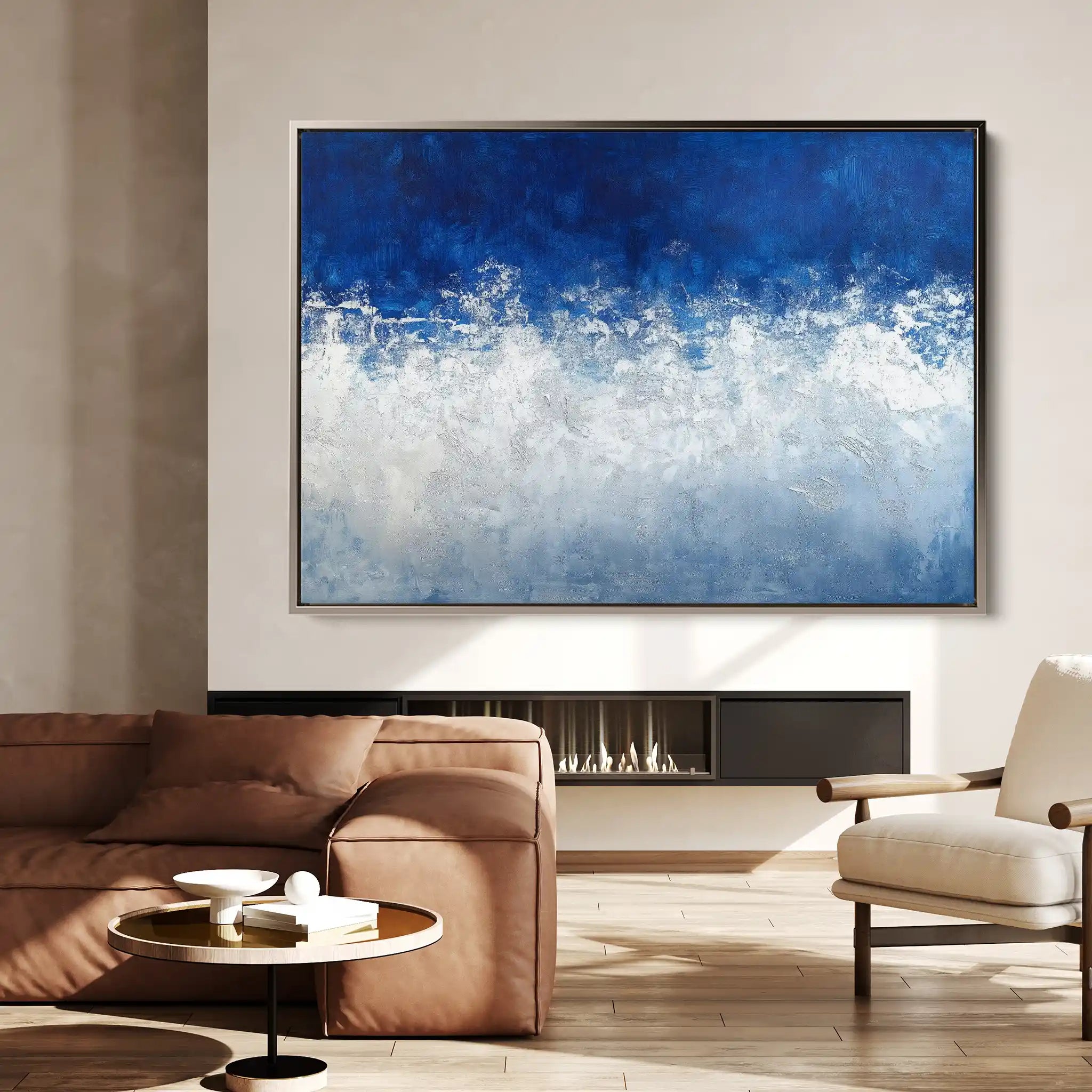 Abstract 672 Canvas Art 60 x 40 cm / Stretched on hidden frame