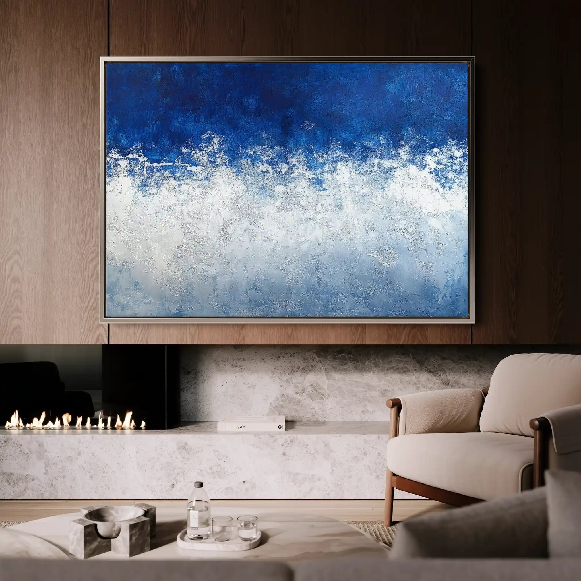 Abstract 672 Canvas Art 60 x 40 cm / Stretched on hidden frame