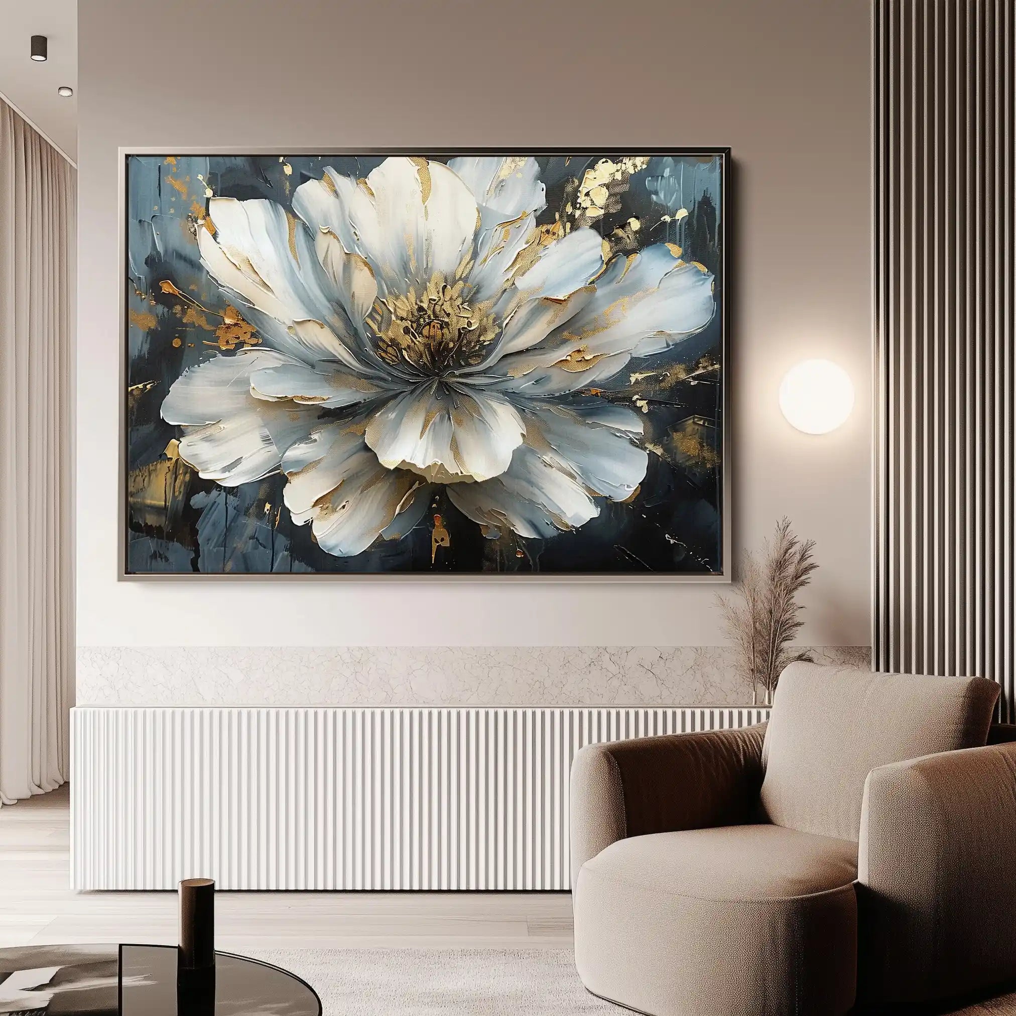 Floral Canvas Wall Art WAD672-F 90 x 60 cm / Stretched on hidden frame