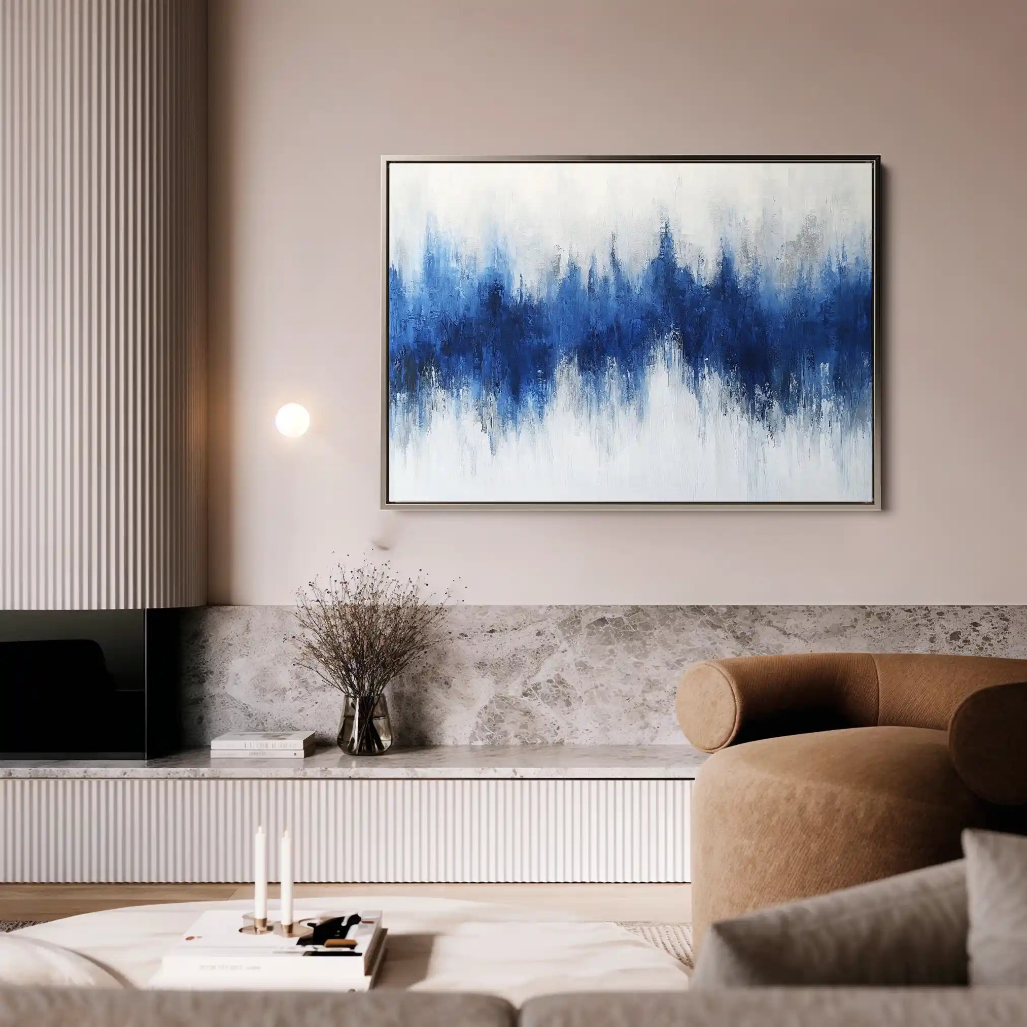 Abstract 673 Canvas Art 60 x 40 cm / Stretched on hidden frame