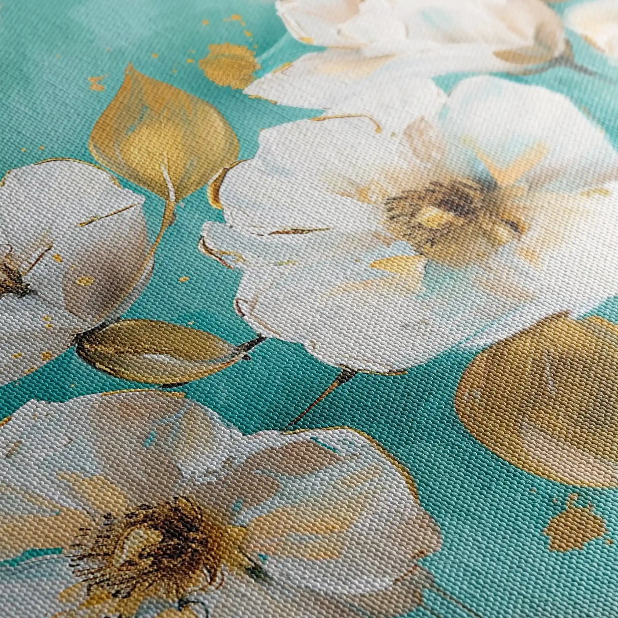 Floral Canvas Wall Art WAD673-F 90 x 60 cm / Stretched on hidden frame