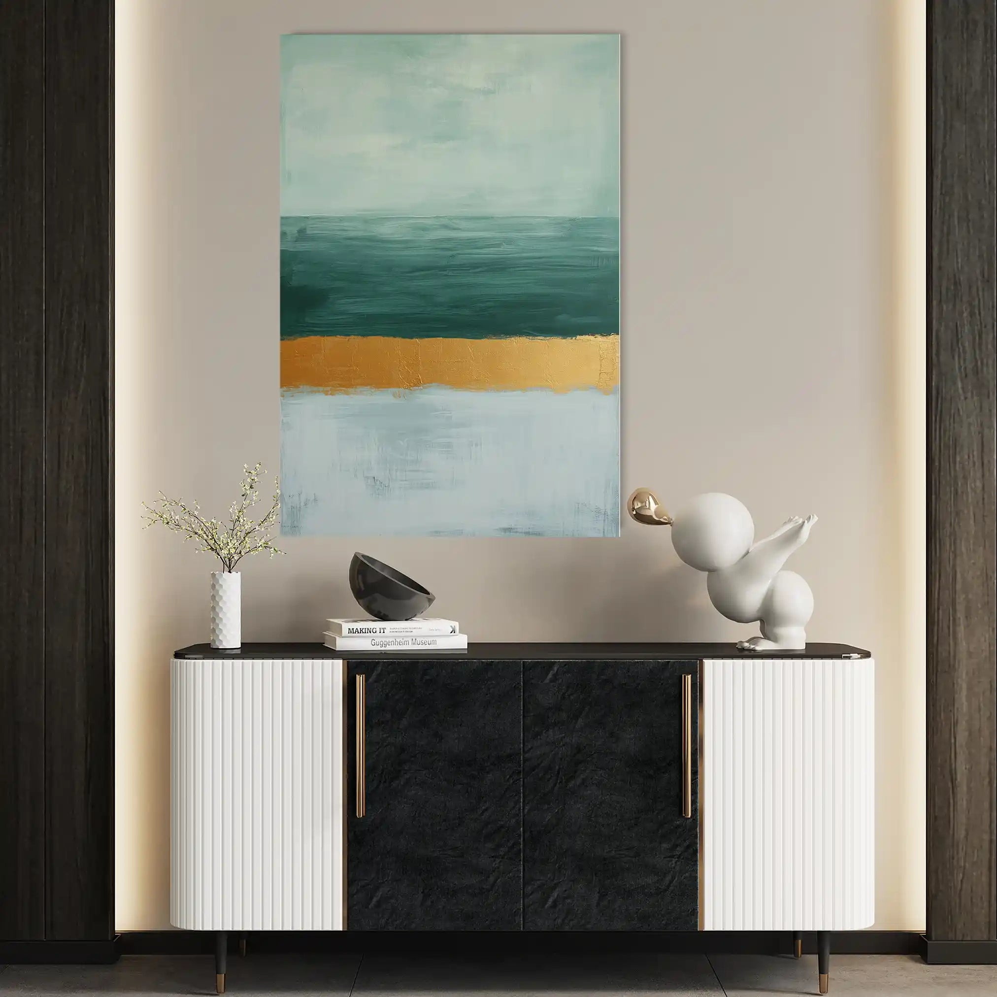 Abstract 674 Canvas Art 60 x 40 cm / Stretched on hidden frame