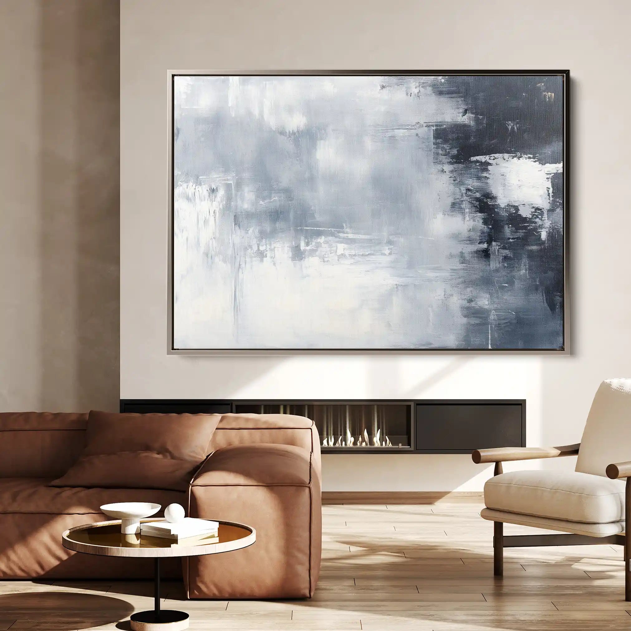 Abstract 675 Canvas Art 60 x 40 cm / Stretched on hidden frame