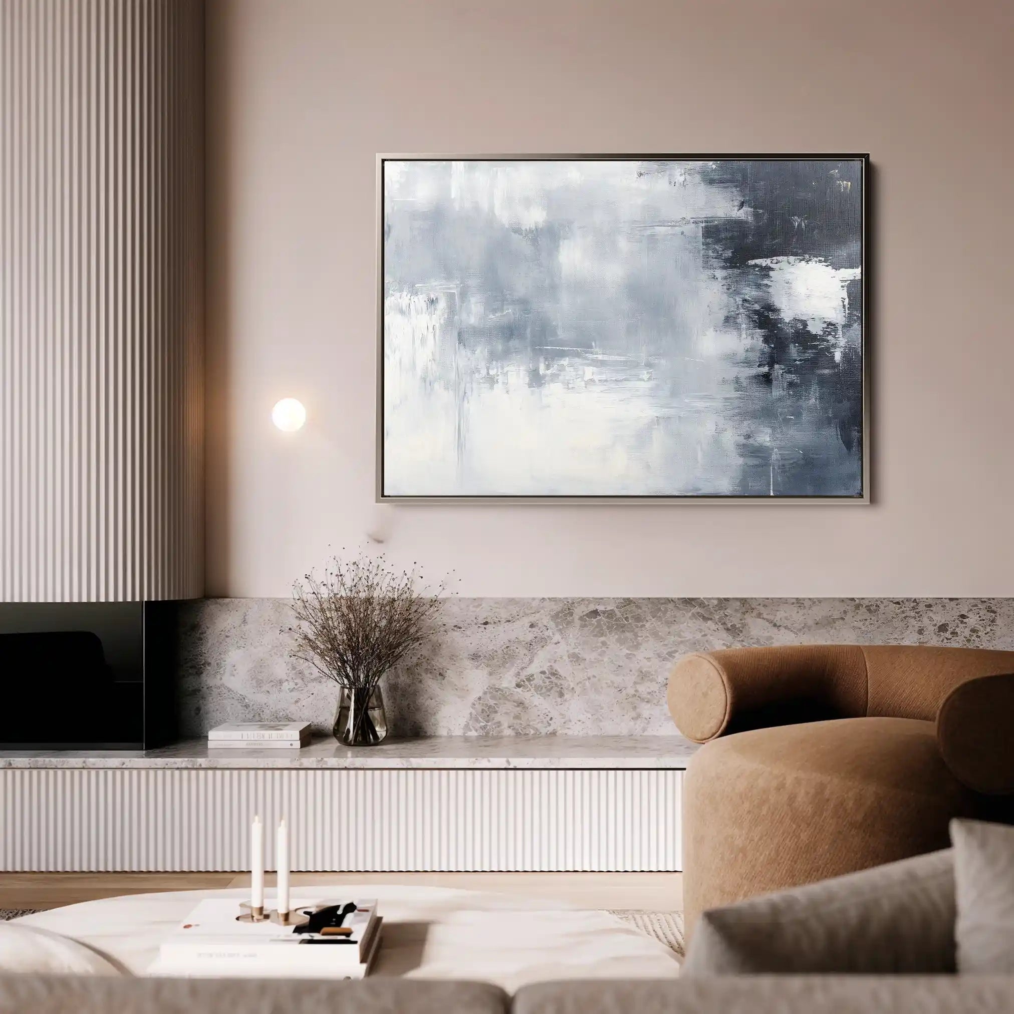 Abstract 675 Canvas Art 60 x 40 cm / Stretched on hidden frame