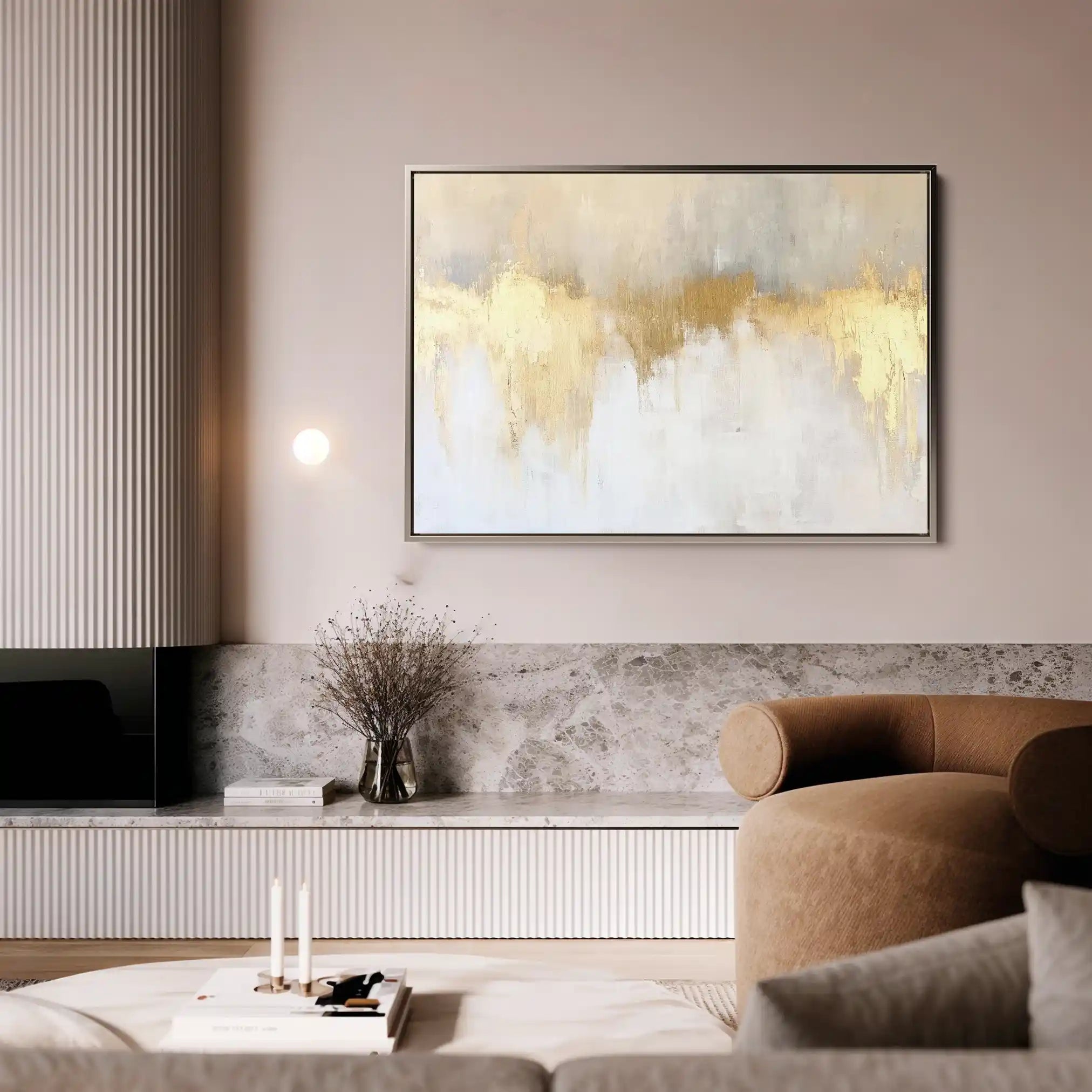Abstract 677 Canvas Art 60 x 40 cm / Stretched on hidden frame