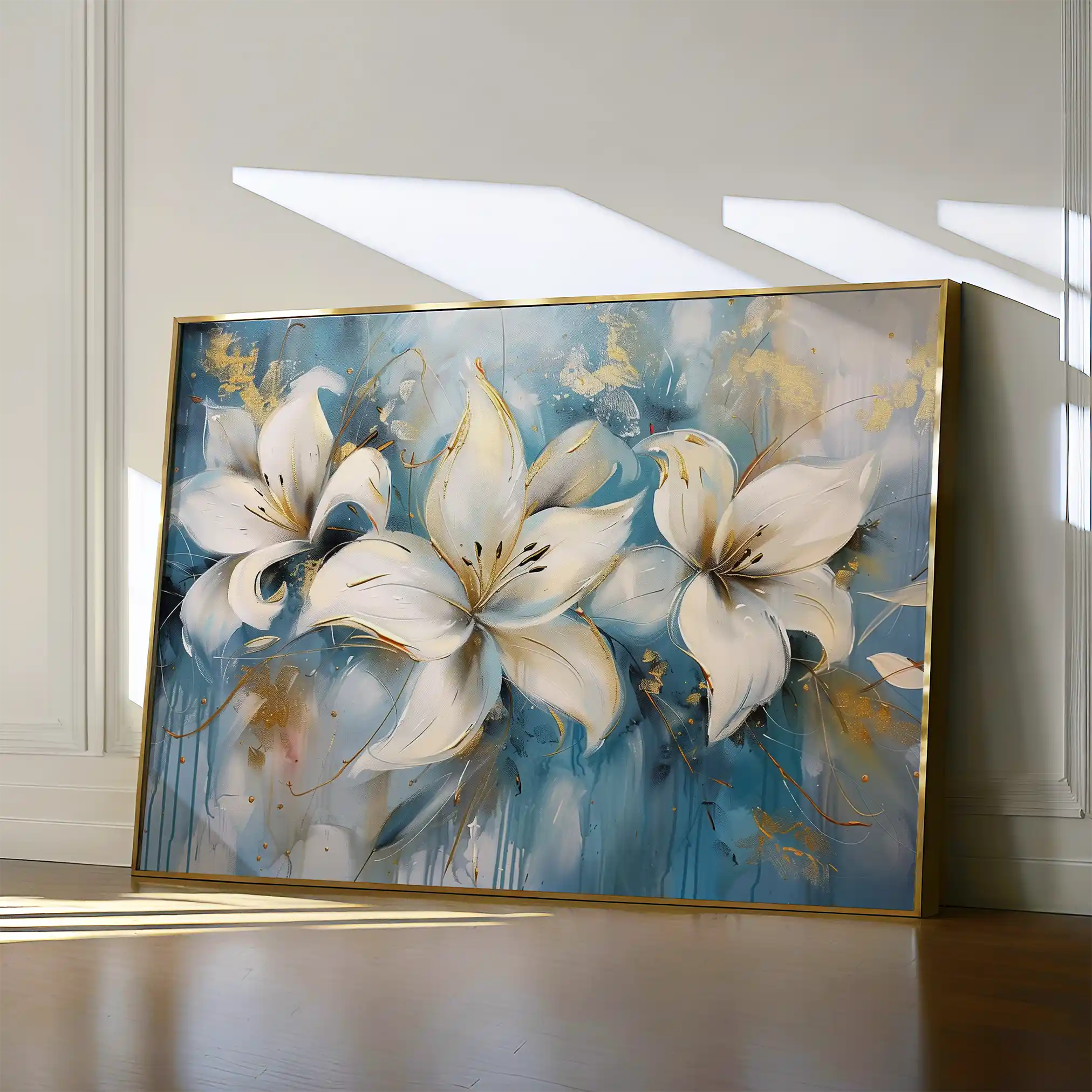 Floral Canvas Wall Art WAD678-F 90 x 60 cm / Stretched on hidden frame