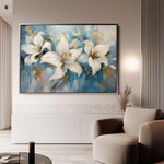 Floral Canvas Wall Art WAD678-F 90 x 60 cm / Stretched on hidden frame